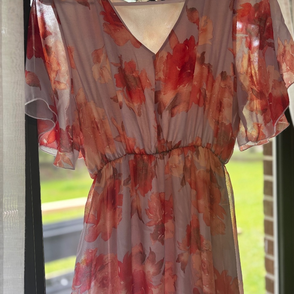 Floral multicolored dress